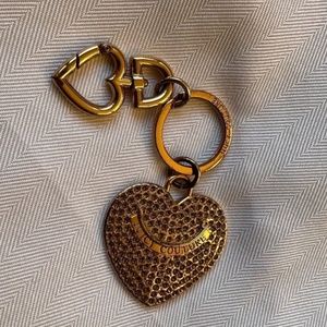 Juicy Couture Heart Shaped Key Fob